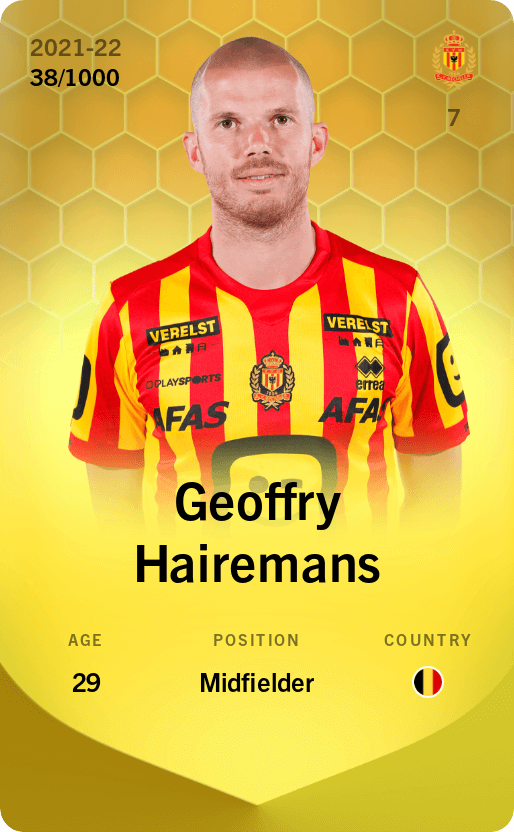 Geoffry Hairemans 2021-22 • Limited 38/1000