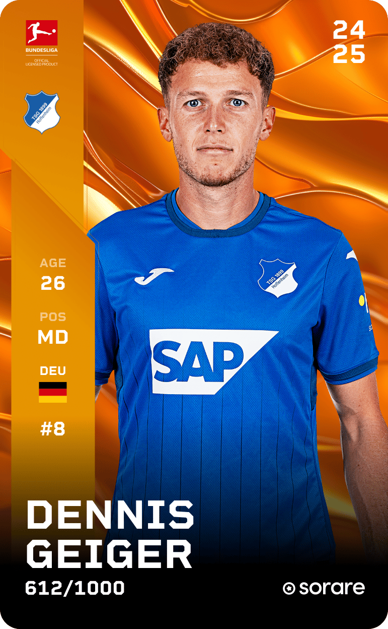 Dennis Geiger 2024-25 • Limited 612/1000