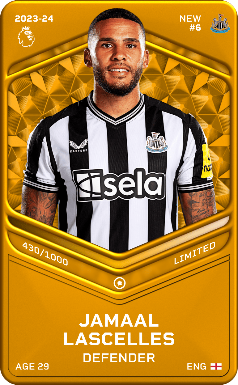 Jamaal Lascelles 2023-24 • Limited 430/1000