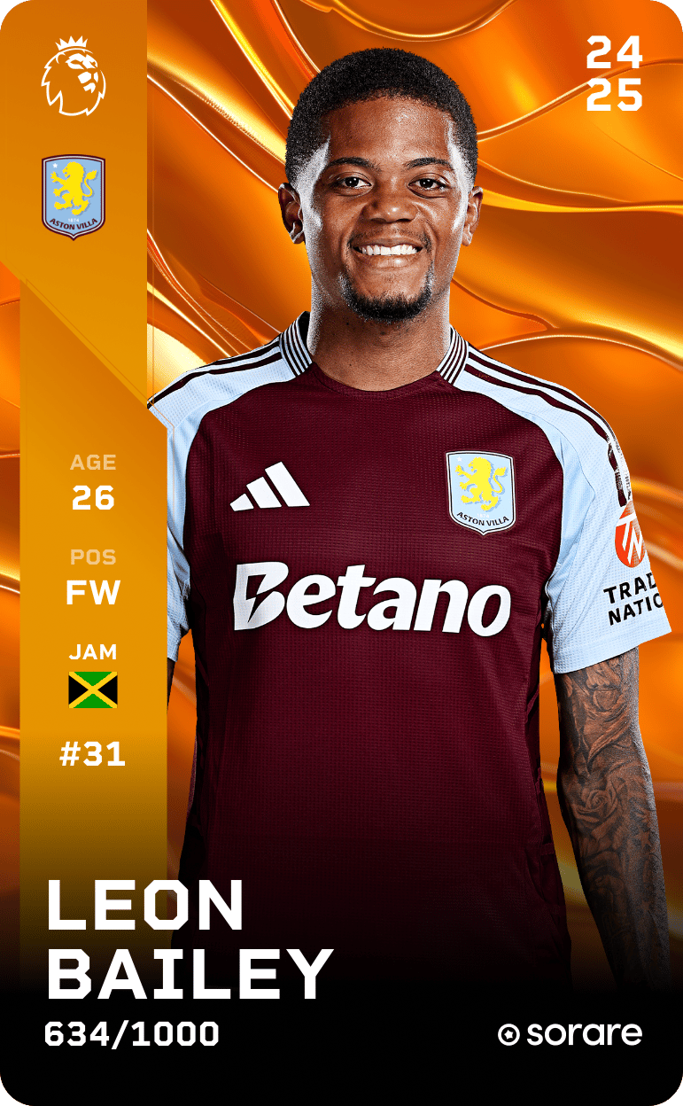 Leon Bailey 2024-25 • Limited 634/1000