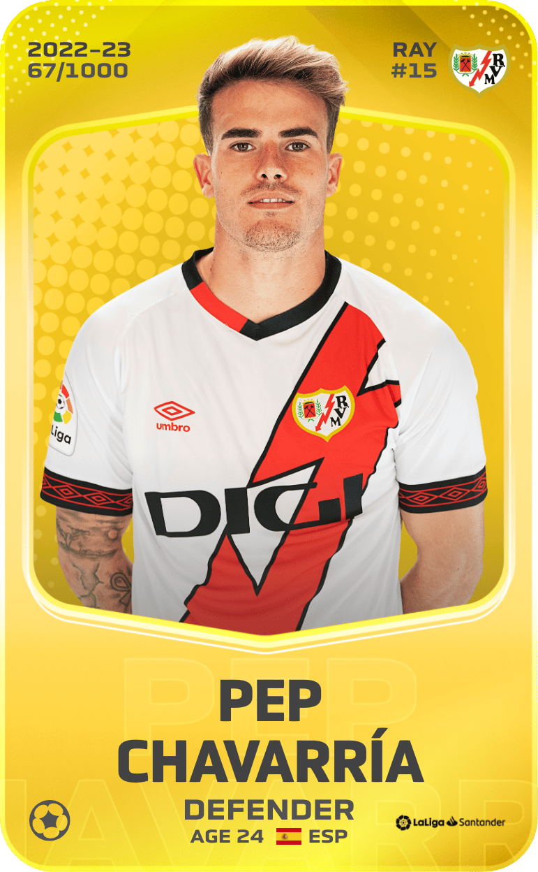 Pep Chavarría 2022-23 • Limited 67/1000
