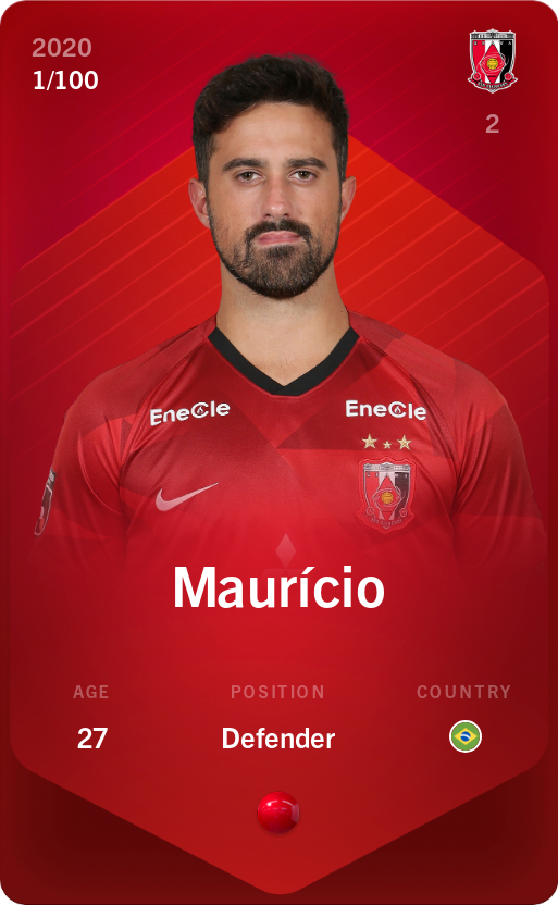 Sorare - Sorare Official - Maurício 2020-21 • Rare 1/100 - NFT # 13641615454485273499815056317714160796279801041391054225694646649547496474889