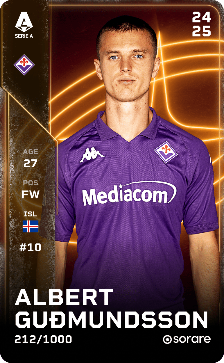 Albert Guðmundsson 2024-25 • Limited 212/1000