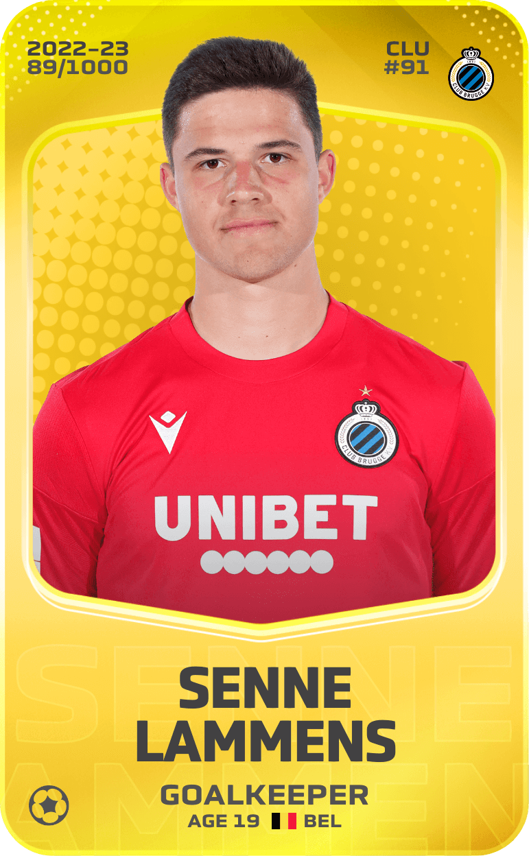Senne Lammens 2022-23 • Limited 89/1000