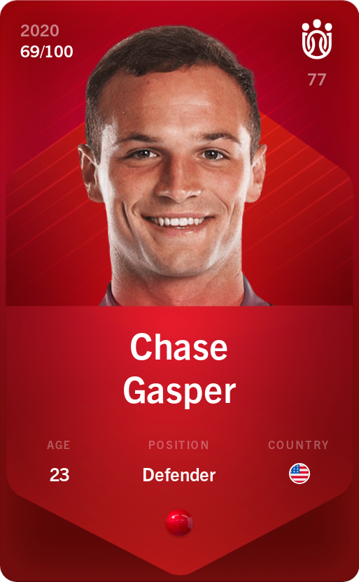 Sorare - Sorare Official - Chase Gasper 2020-21 • Rare 69/100 - NFT # 88868358317034341446368460321010909405118777735086499271844333148299767803214
