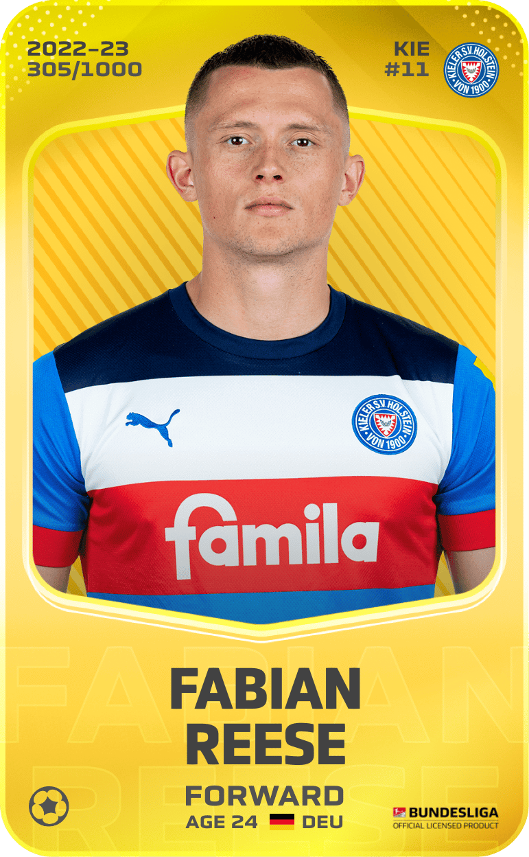 Fabian Reese 2022-23 • Limited 305/1000