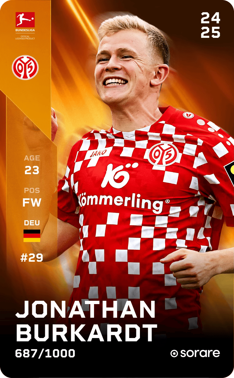 Jonathan Burkardt 2024-25 • Limited 687/1000