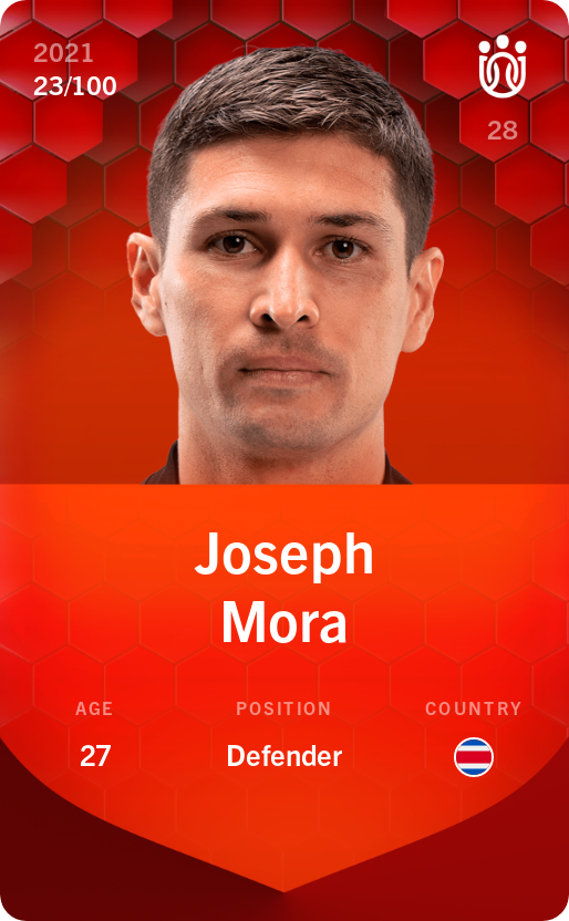 Sorare - Sorare Official - Joseph Mora 2021-22 • Rare 23/100 - NFT # 15750092521675157234481516040002480304163097389678485978744451146288611882288