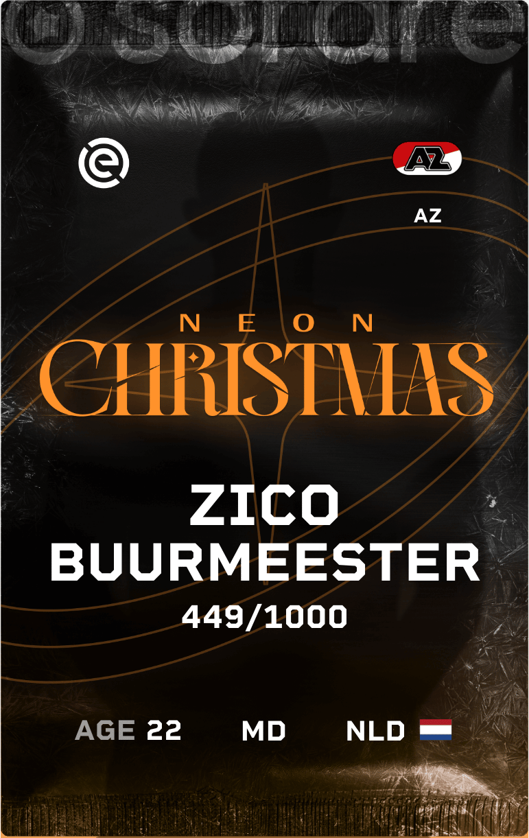 Zico Buurmeester 2024-25 • Limited 449/1000