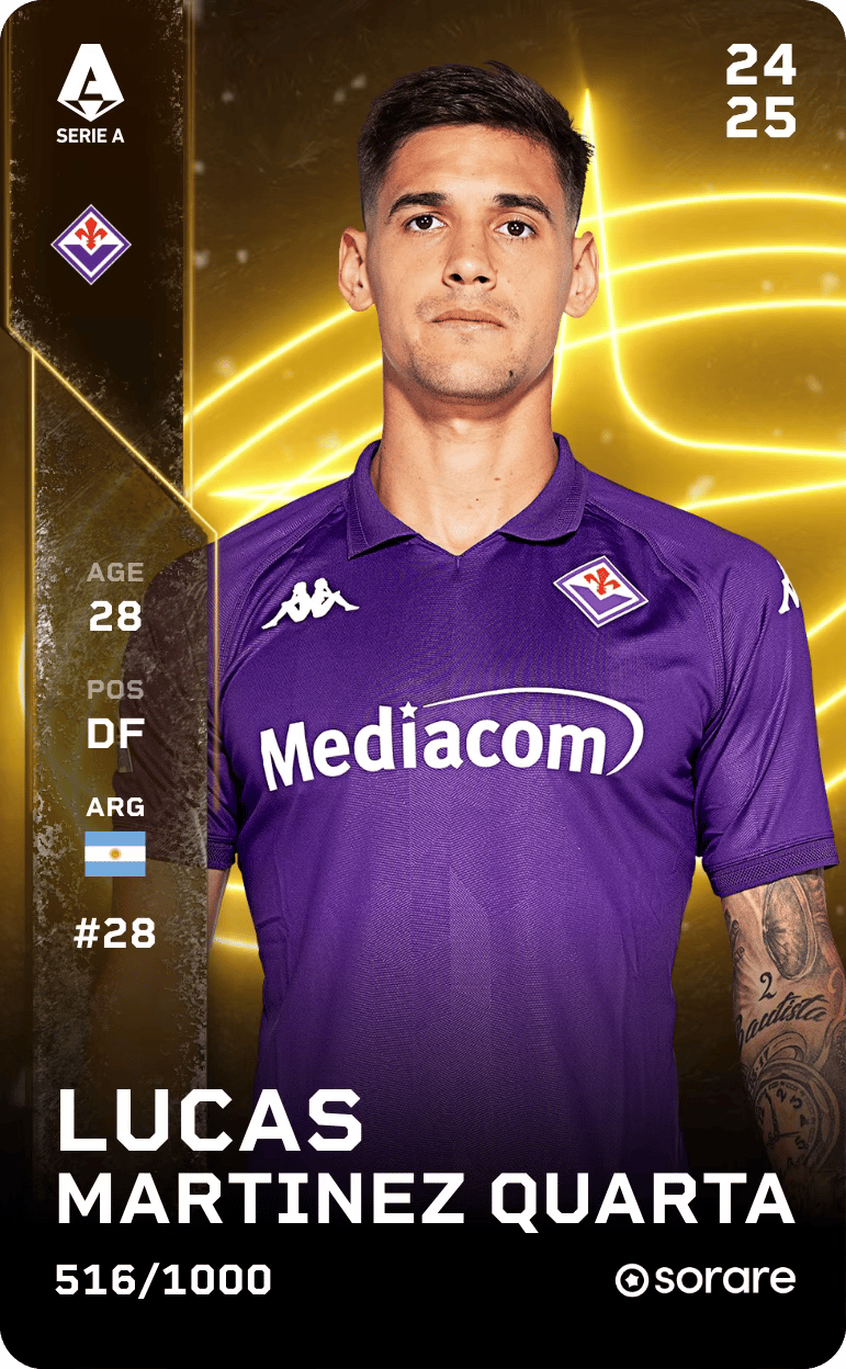 Lucas Martinez Quarta 2024-25 • Limited 516/1000