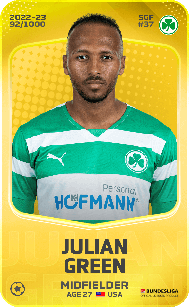 Julian Green 2022-23 • Limited 92/1000