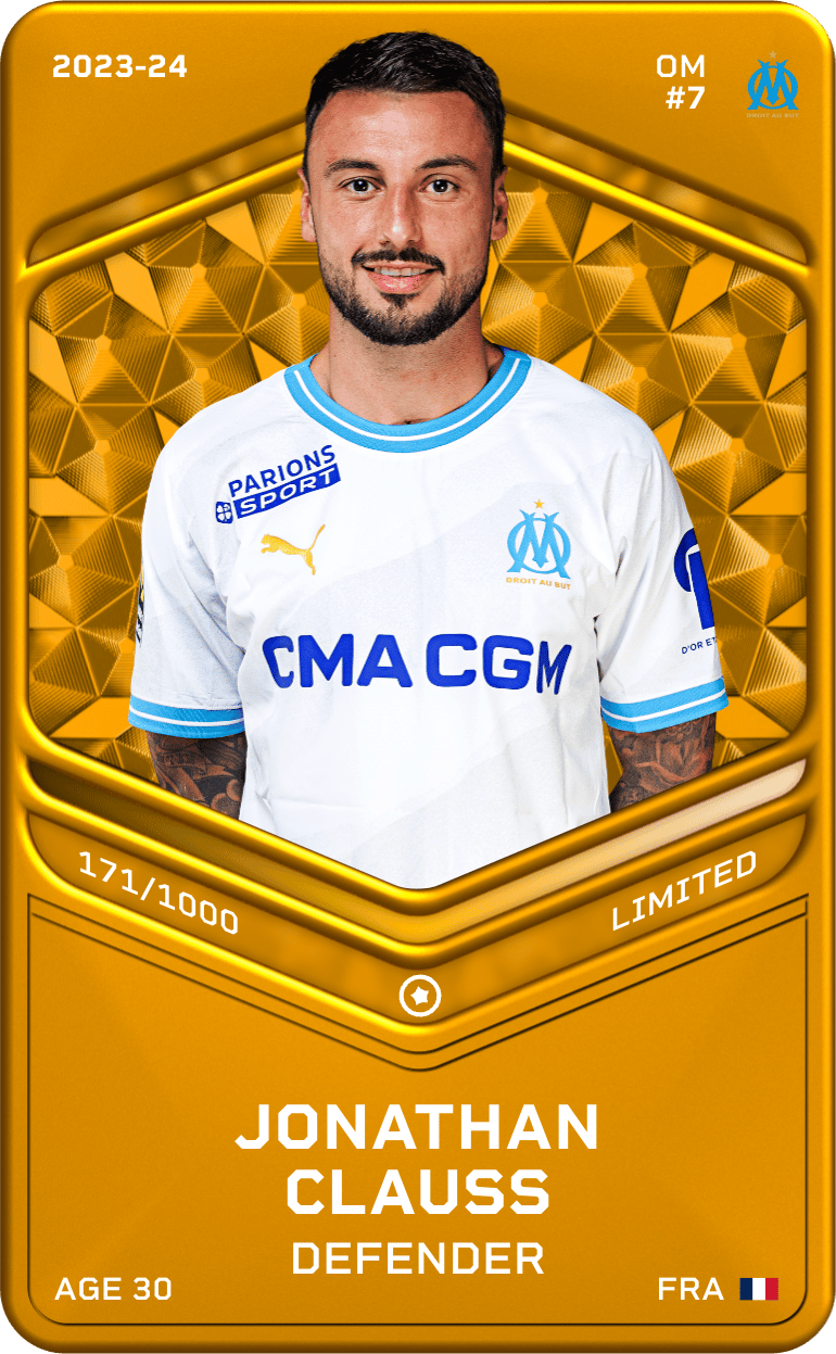 Jonathan Clauss 2023-24 • Limited 171/1000