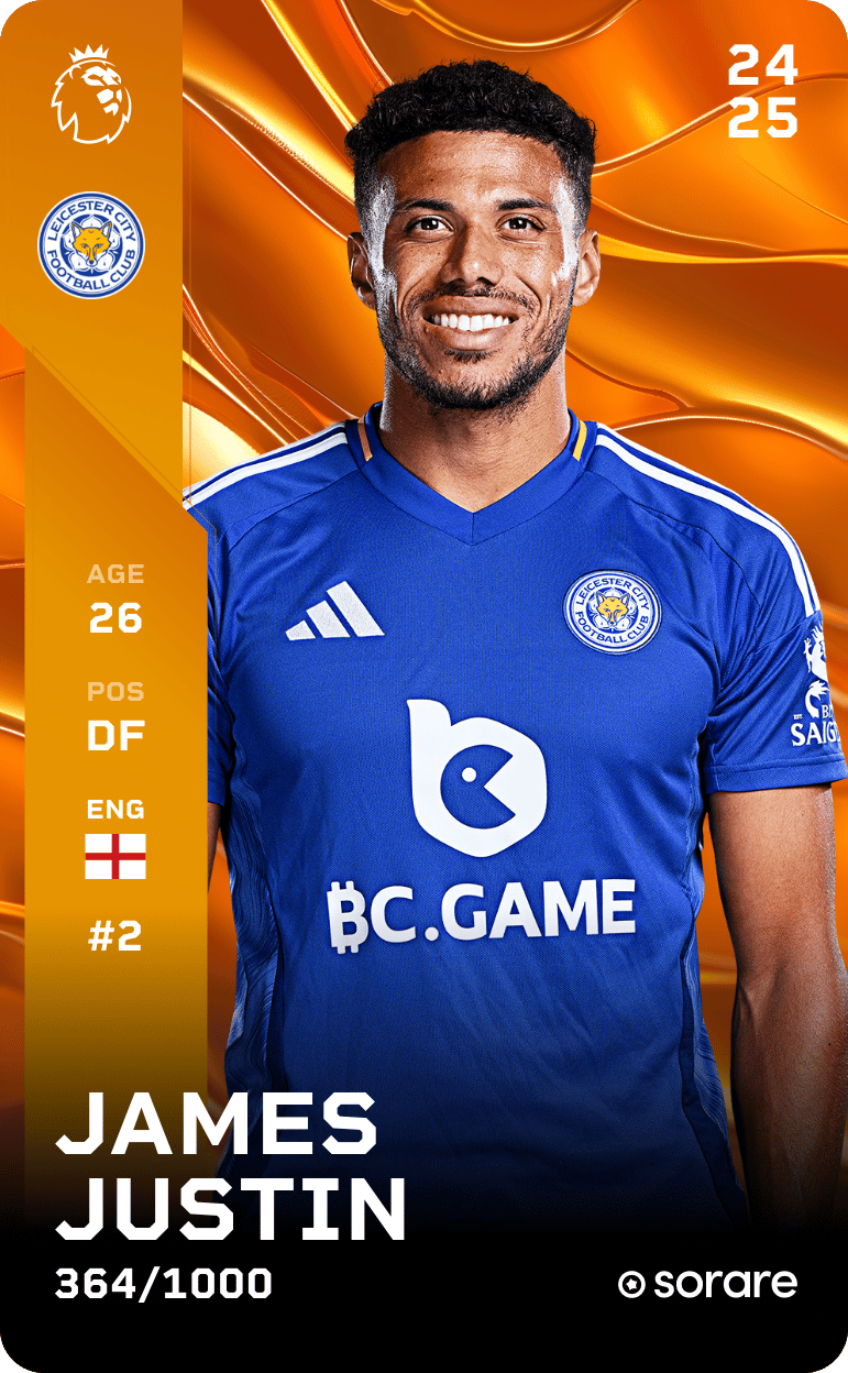 James Justin 2024-25 • Limited 364/1000