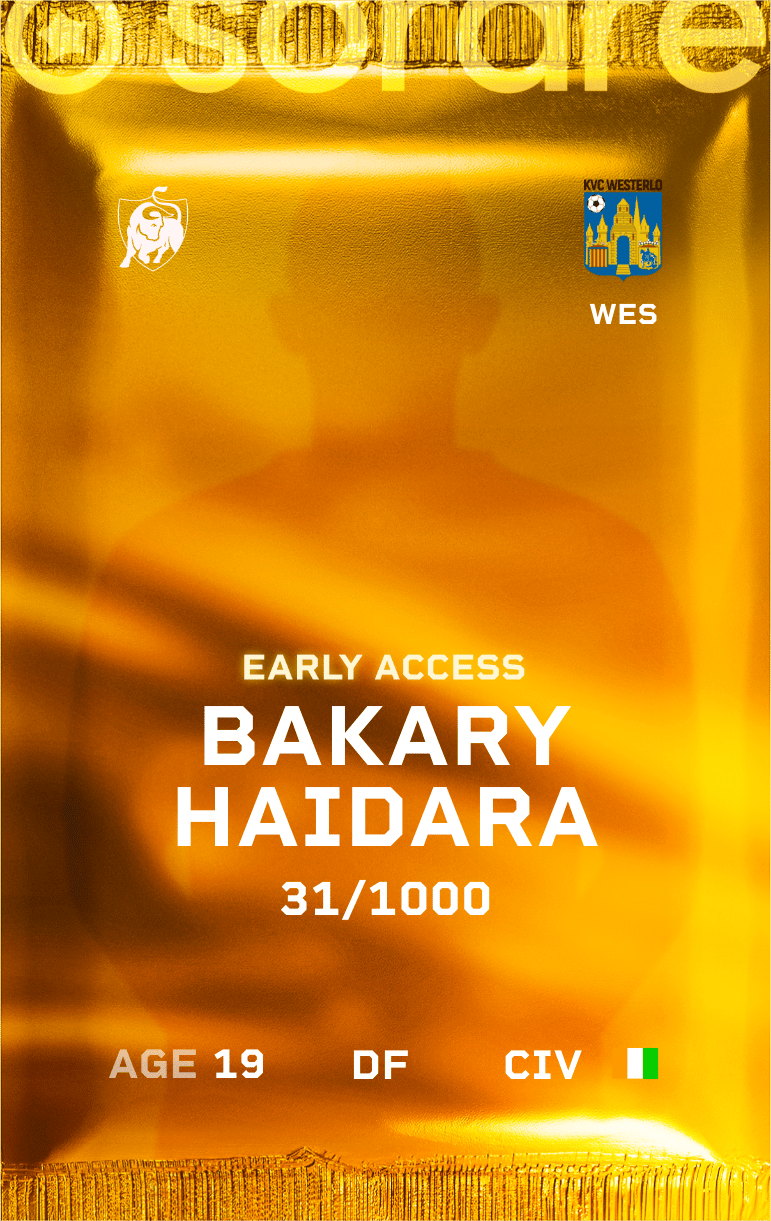 Bakary Haidara 2024-25 • Limited 31/1000