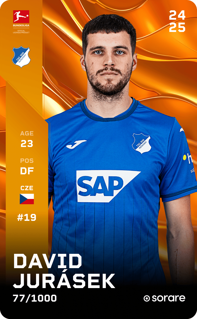 David Jurásek 2024-25 • Limited 77/1000