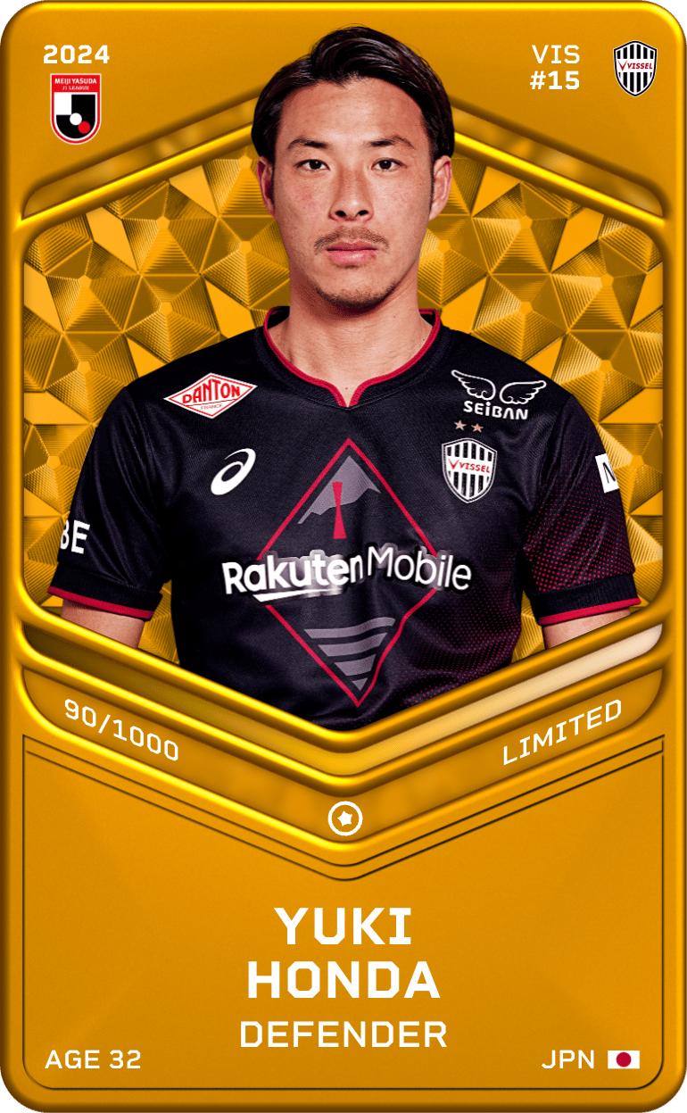 Yuki Honda 2024-25 • Limited 90/1000