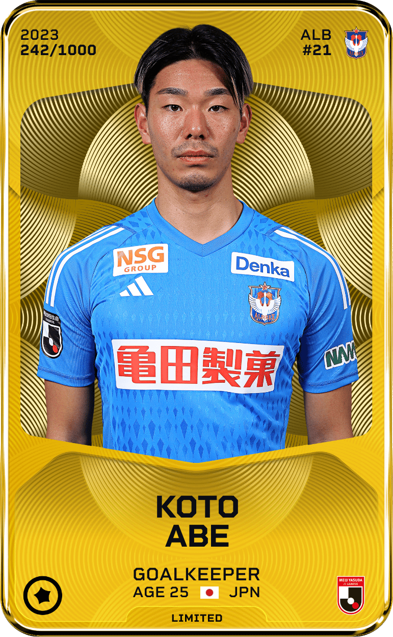 Koto Abe 2023-24 • Limited 242/1000