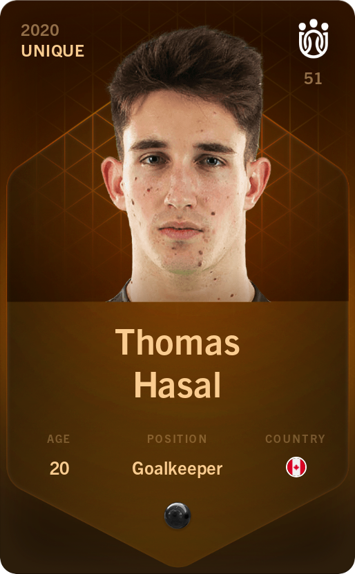 Sorare - Sorare Official - Thomas Hasal 2020-21 • Unique - NFT # 32748353108461695823336387610015755052560525827475803140859887546660935312259