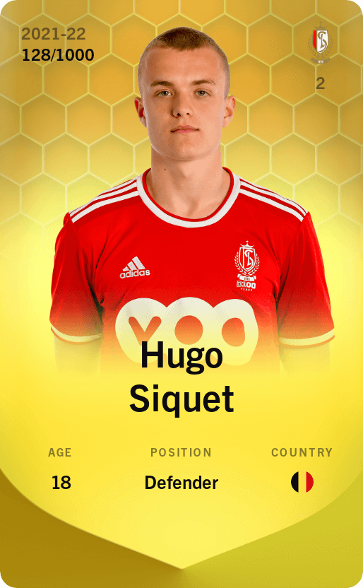 Hugo Siquet 2021-22 • Limited 128/1000