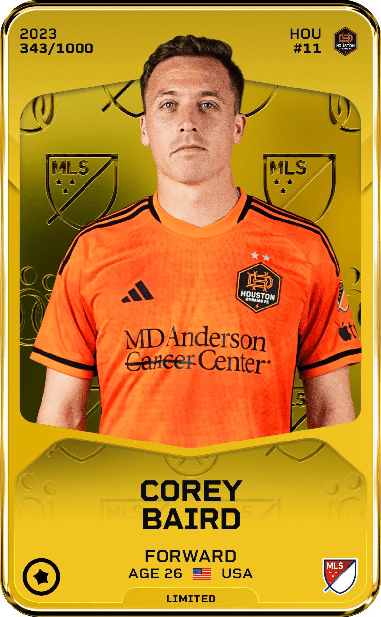 Corey Baird 2023-24 • Limited 343/1000