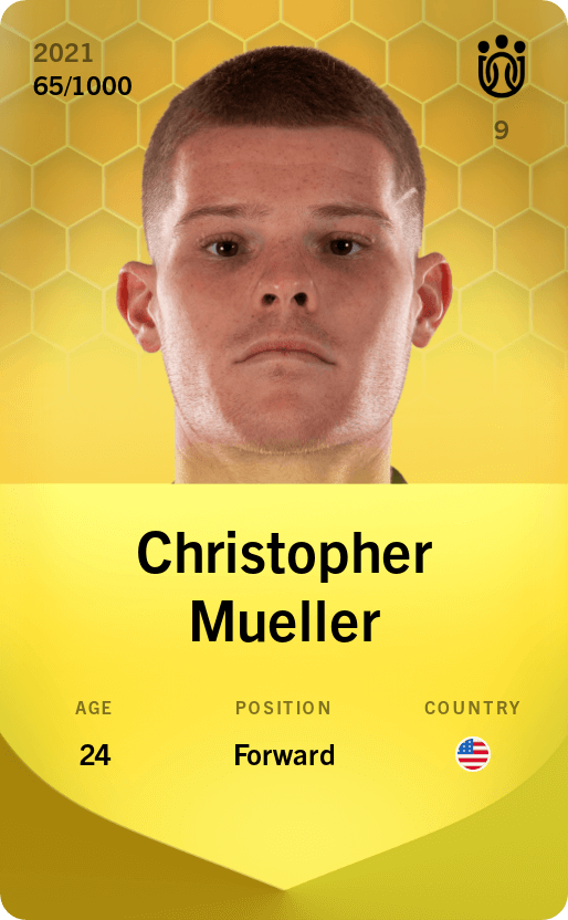 Christopher Mueller 2021-22 • Limited 65/1000