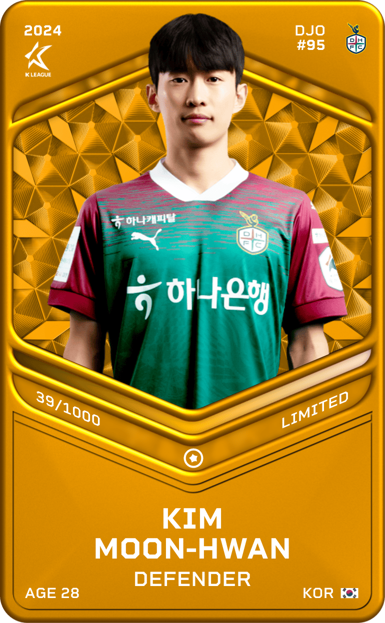 Kim Moon-Hwan 2024-25 • Limited 39/1000
