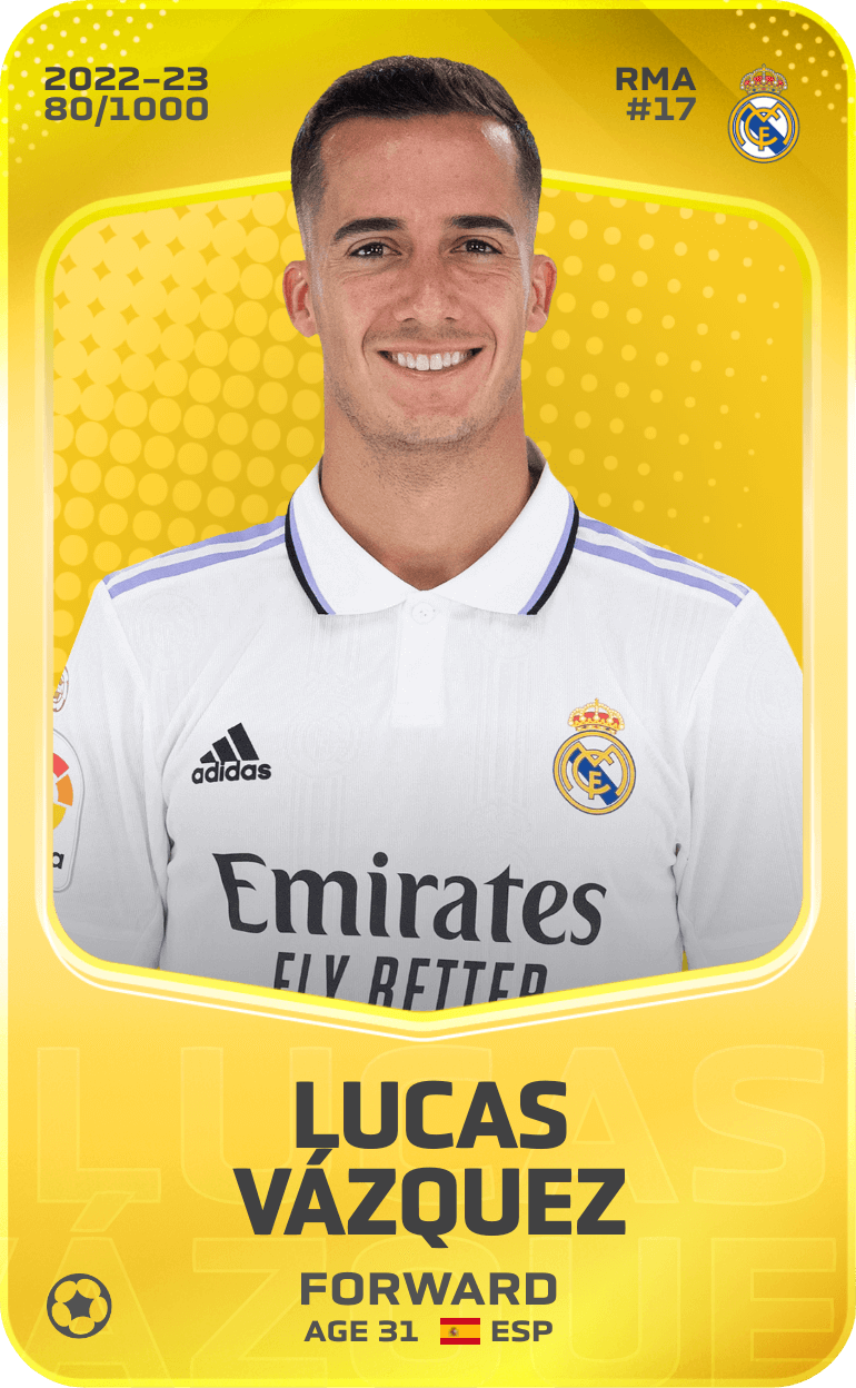 Lucas Vázquez 2022-23 • Limited 80/1000