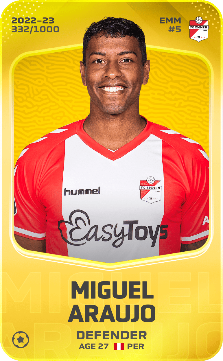 Miguel Araujo 2022-23 • Limited 332/1000