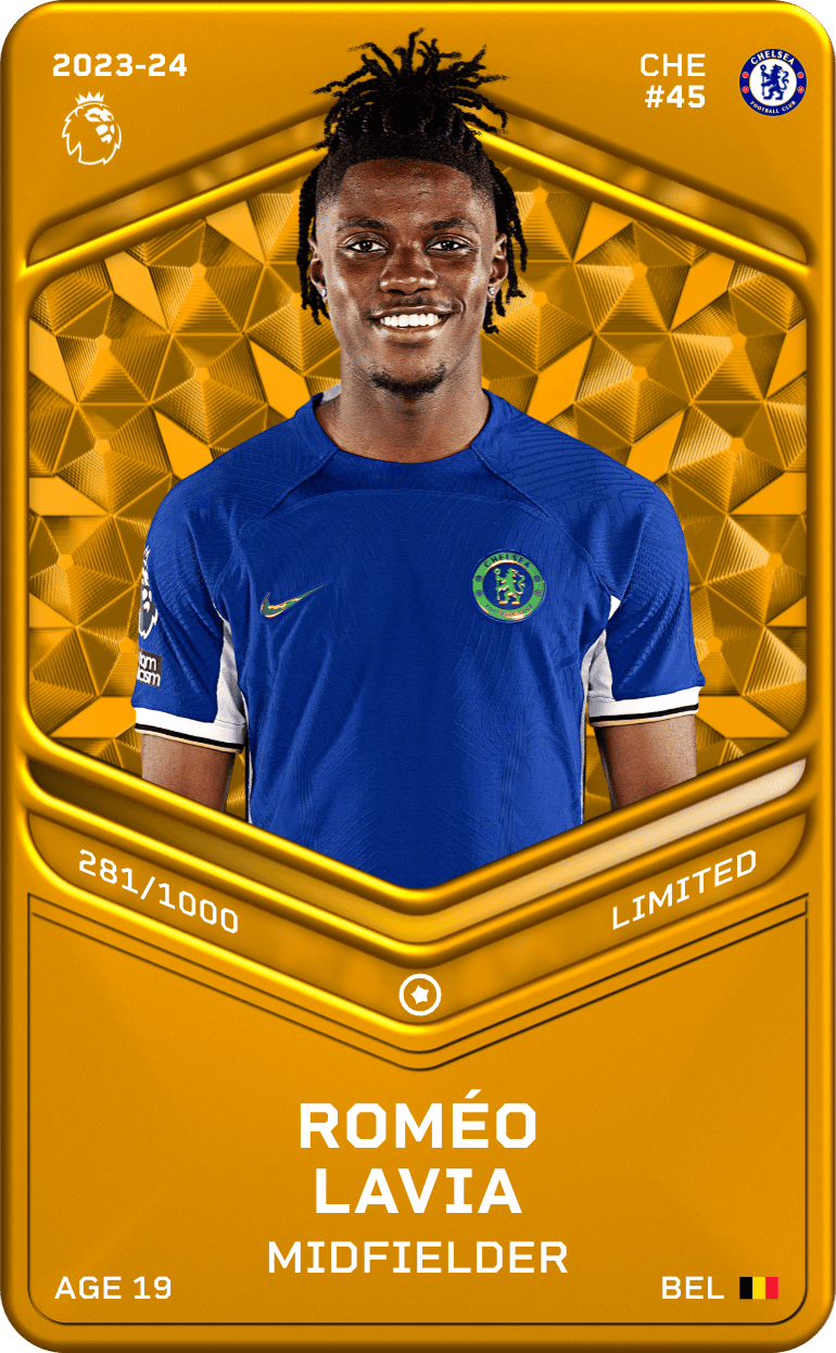 Roméo Lavia 2023-24 • Limited 281/1000