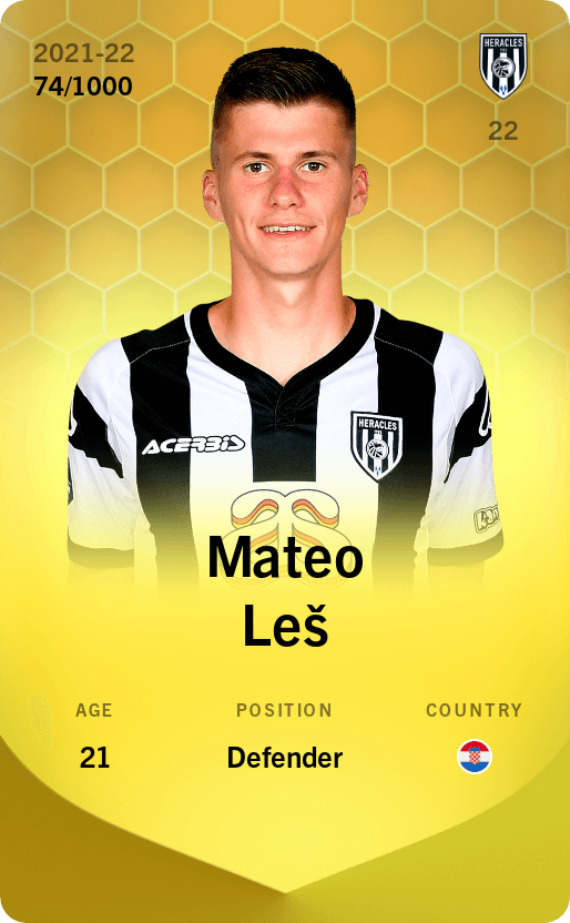 Mateo Leš 2021-22 • Limited 74/1000