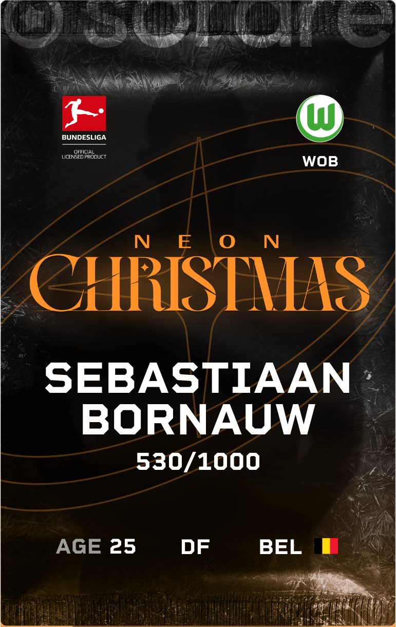 Sebastiaan Bornauw 2024-25 • Limited 530/1000