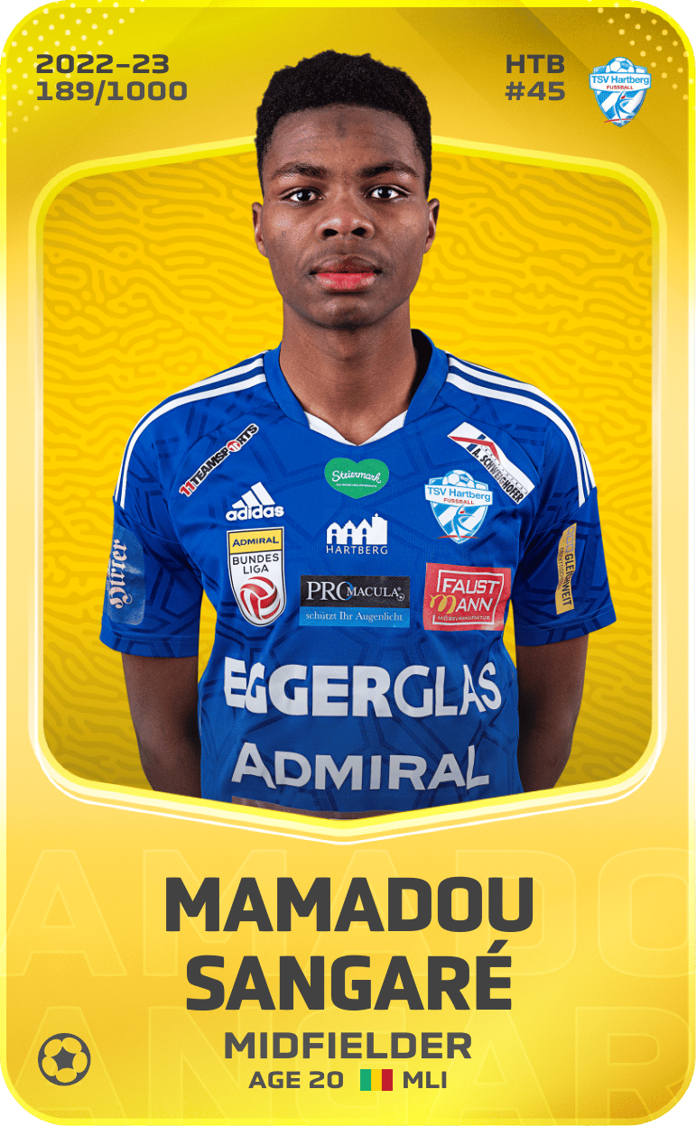 Mamadou Sangaré 2022-23 • Limited 189/1000