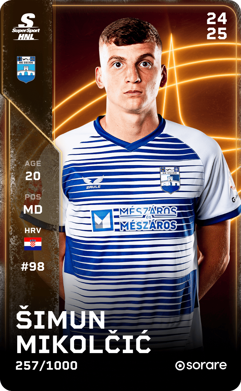Šimun Mikolčić 2024-25 • Limited 257/1000