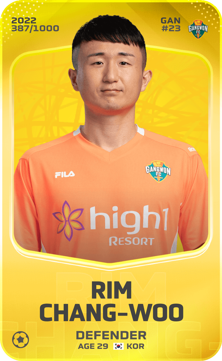 Rim Chang-Woo 2022-23 • Limited 387/1000