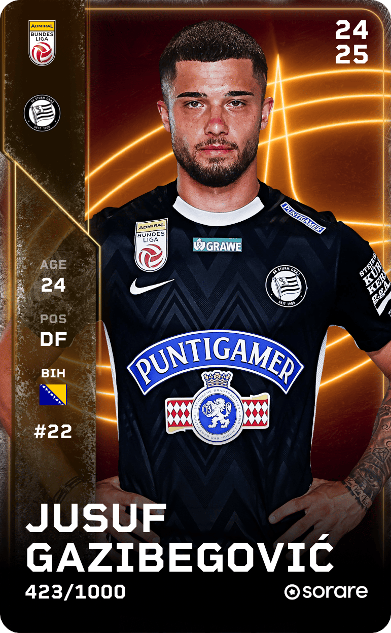 Jusuf Gazibegović 2024-25 • Limited 423/1000