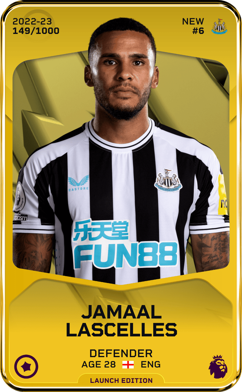 Jamaal Lascelles 2022-23 • Limited 149/1000