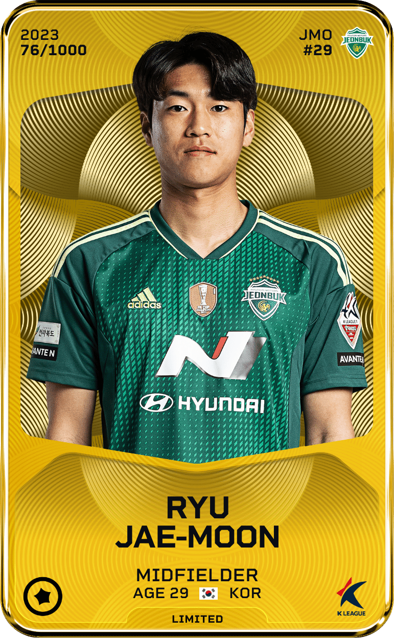 Ryu Jae-Moon 2023-24 • Limited 76/1000