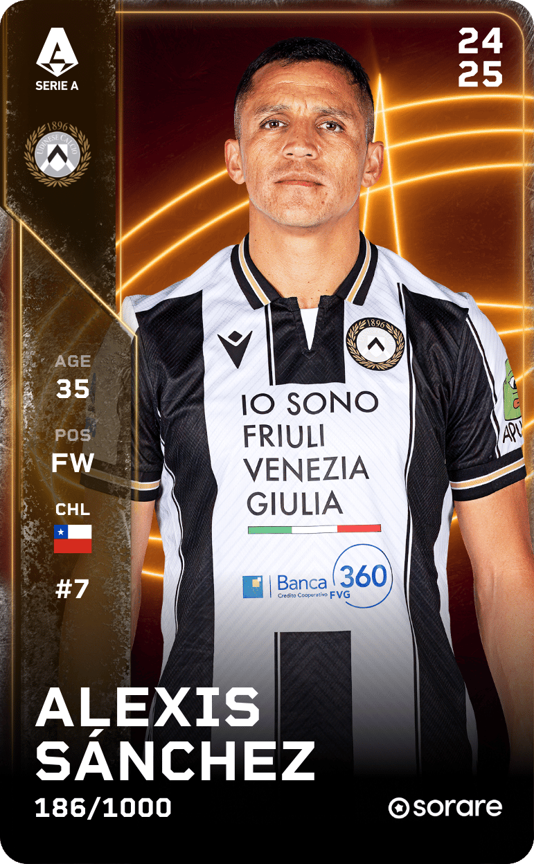 Alexis Sánchez 2024-25 • Limited 186/1000