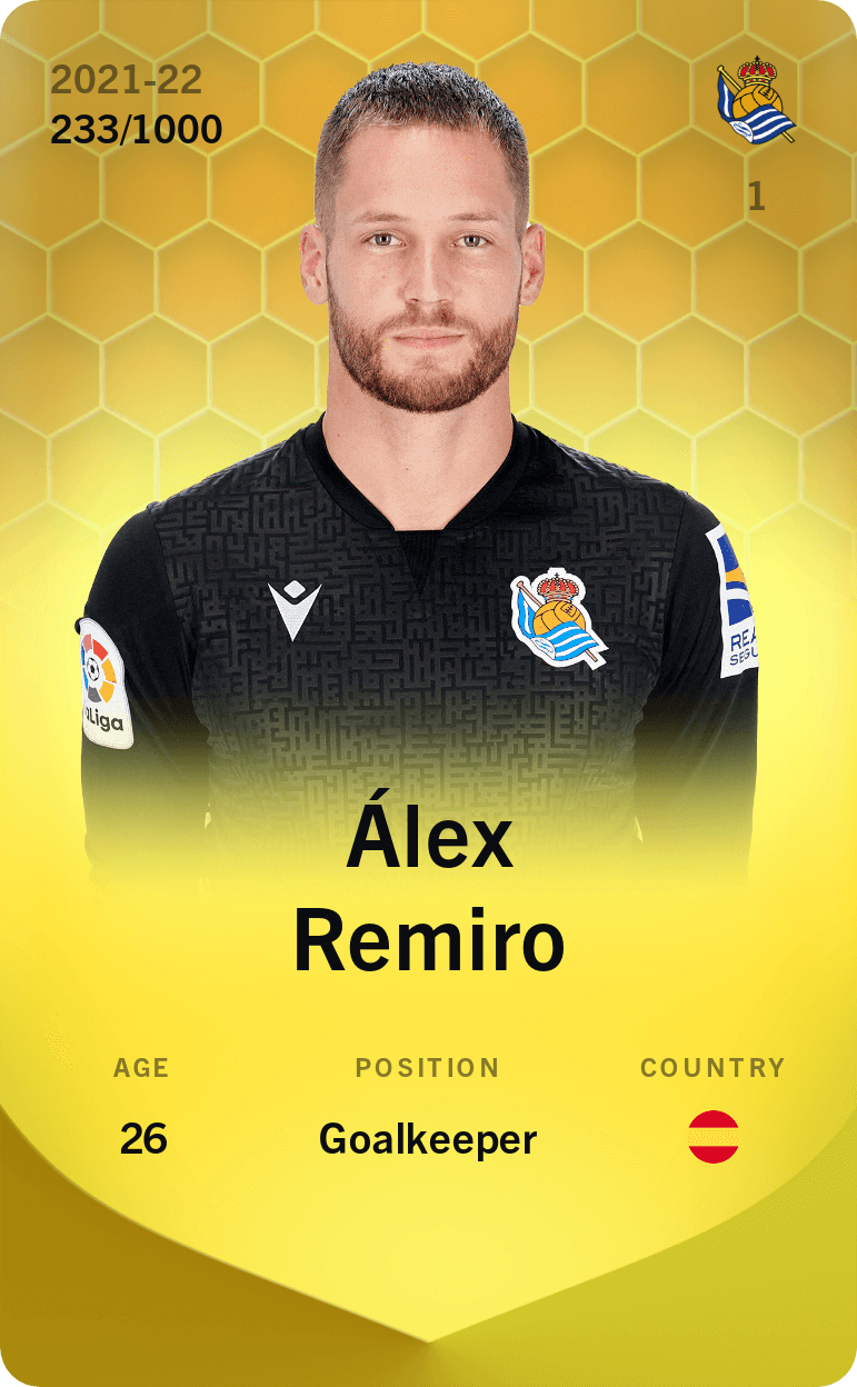 Álex Remiro 2021-22 • Limited 233/1000
