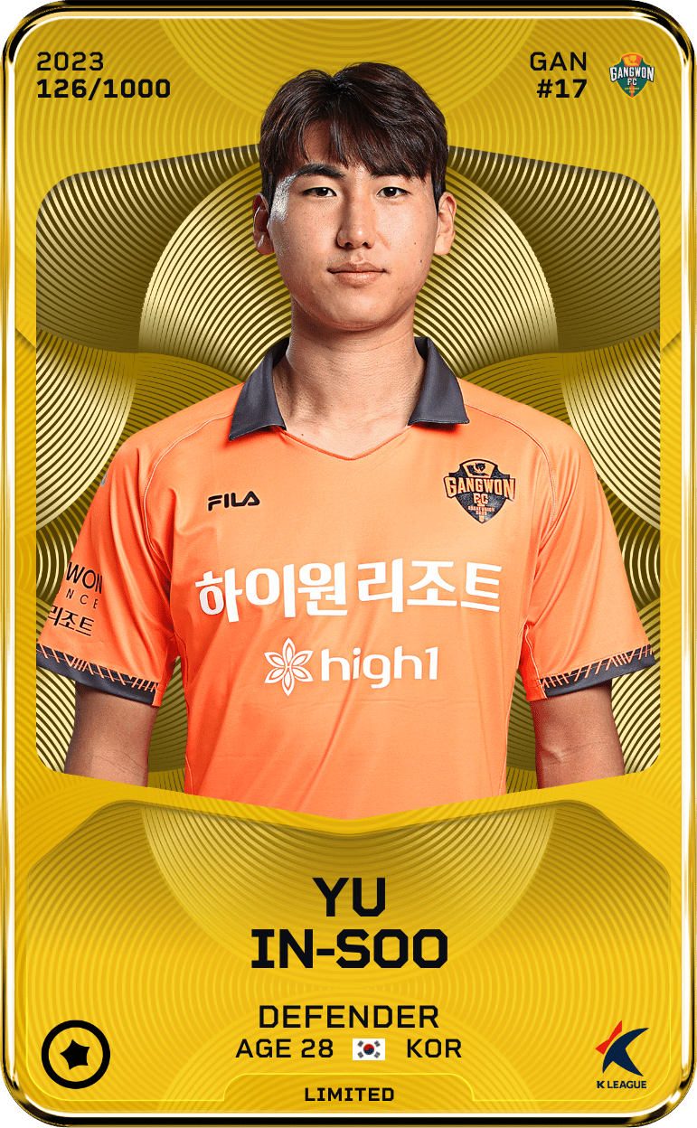 Yu In-Soo 2023-24 • Limited 126/1000