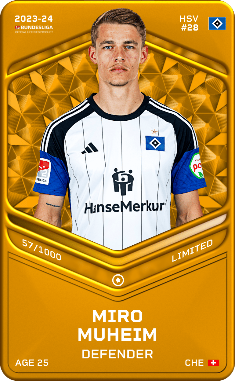 Miro Muheim 2023-24 • Limited 57/1000