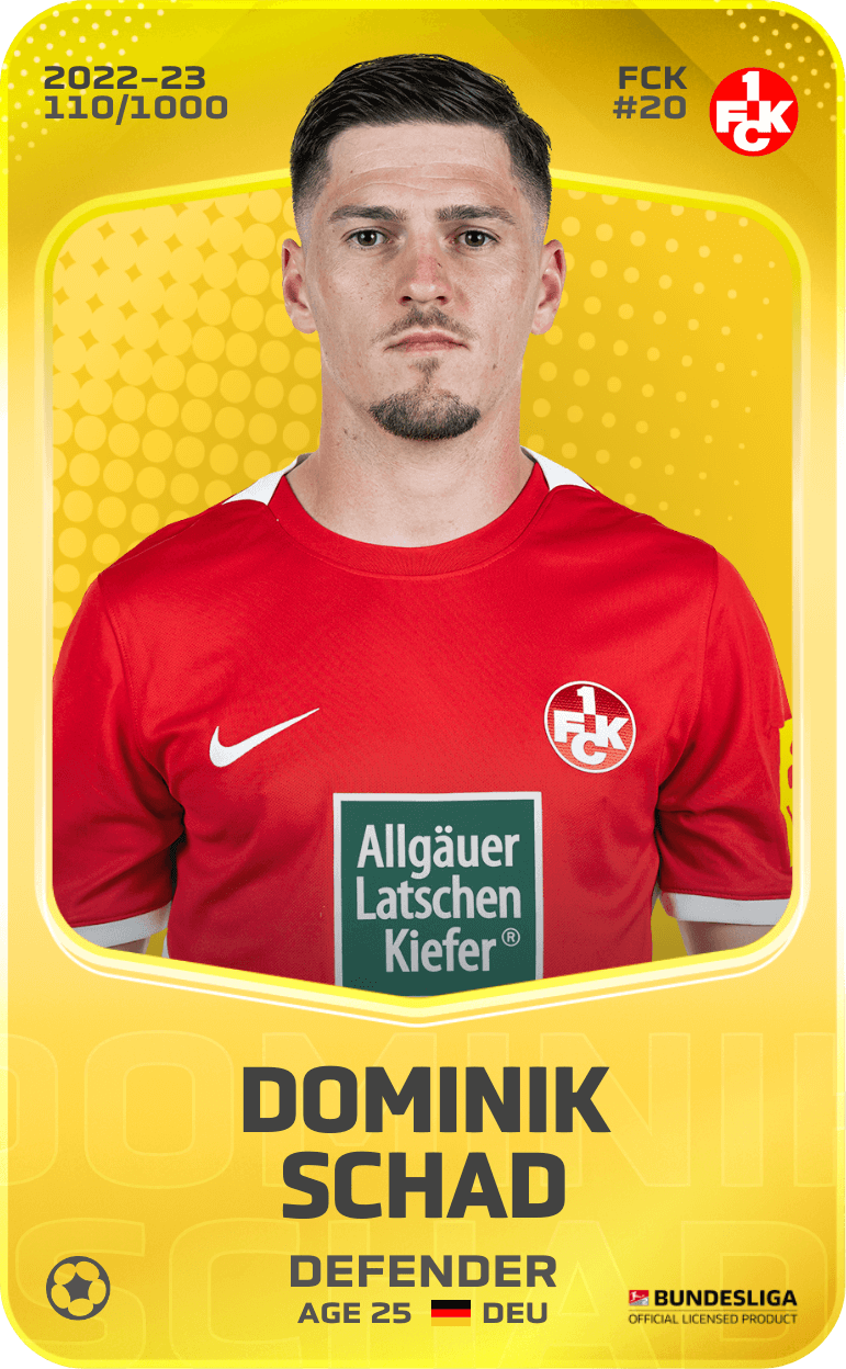 Dominik Schad 2022-23 • Limited 110/1000