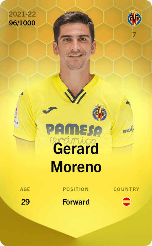Gerard Moreno 2021-22 • Limited 96/1000