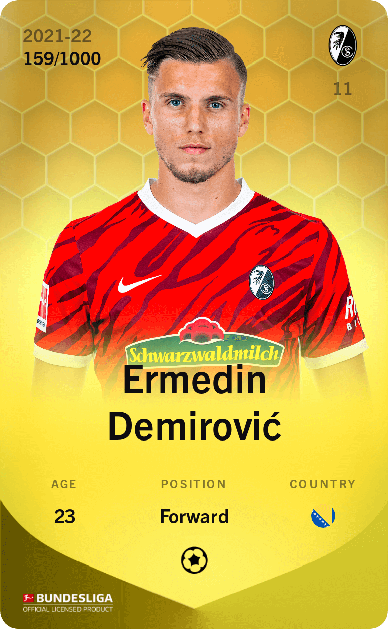 Ermedin Demirović 2021-22 • Limited 159/1000
