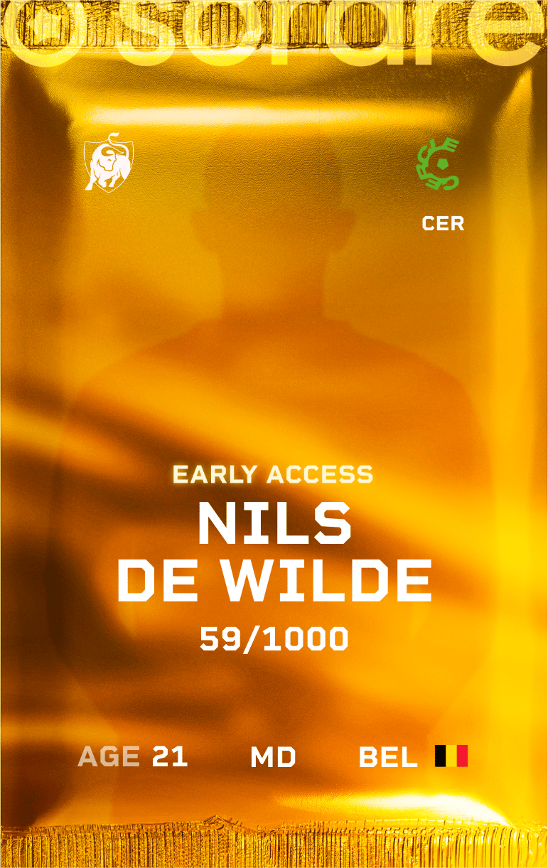 Nils De Wilde 2024-25 • Limited 59/1000