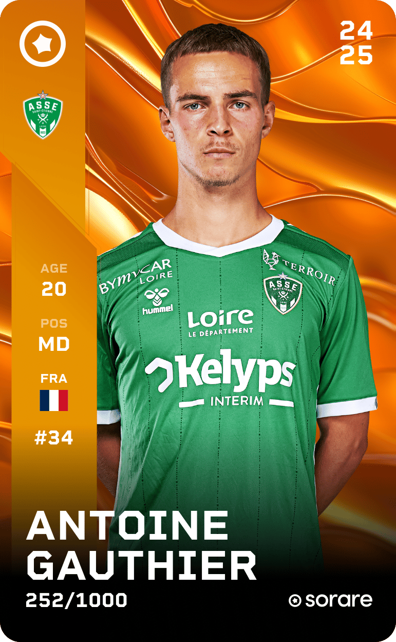 Antoine Gauthier 2024-25 • Limited 252/1000