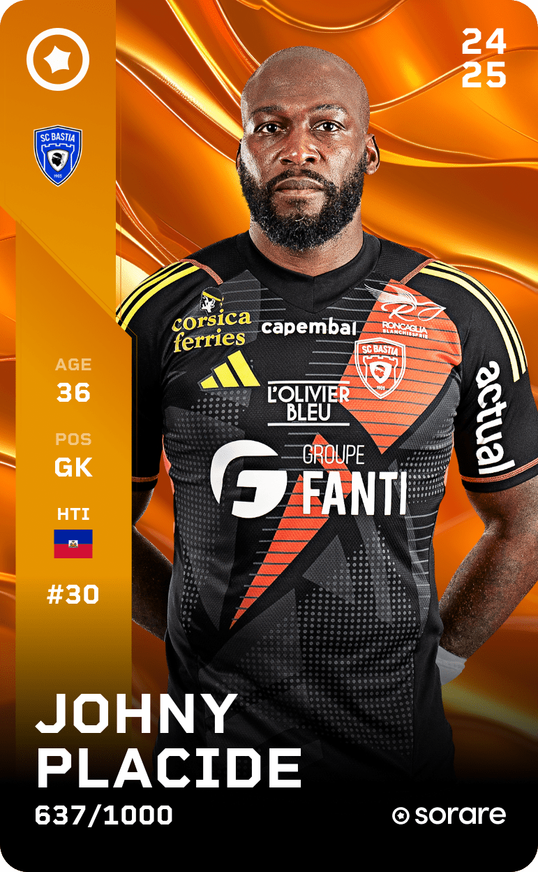 Johny Placide 2024-25 • Limited 637/1000