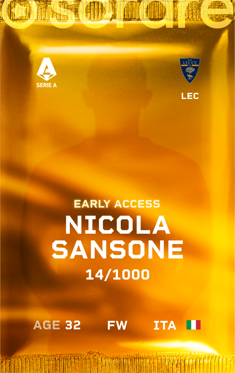 Nicola Sansone 2024-25 • Limited 14/1000