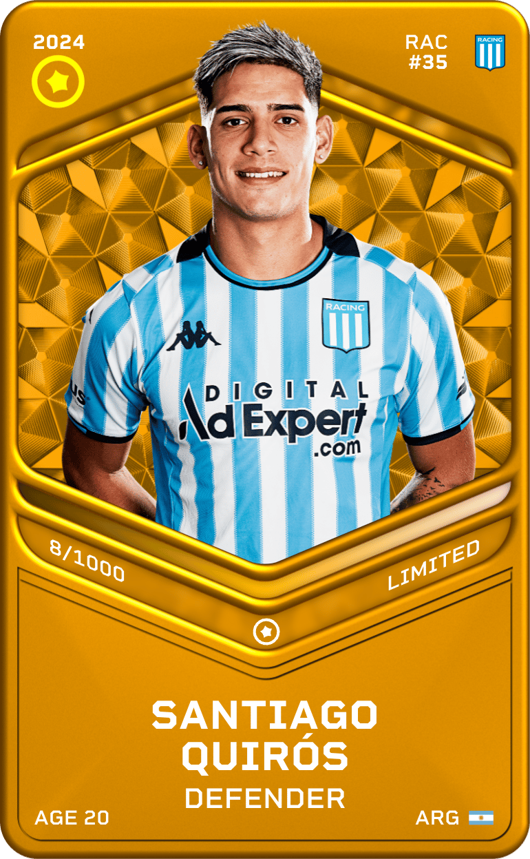 Santiago Quirós 2024-25 • Limited 8/1000