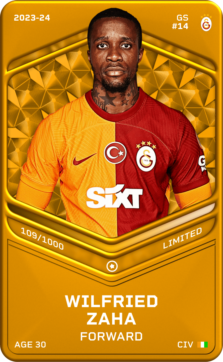 Wilfried Zaha 2023-24 • Limited 109/1000